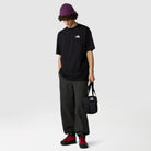 T-Shirt The North Face Simple Dome Oversized Homem Preta