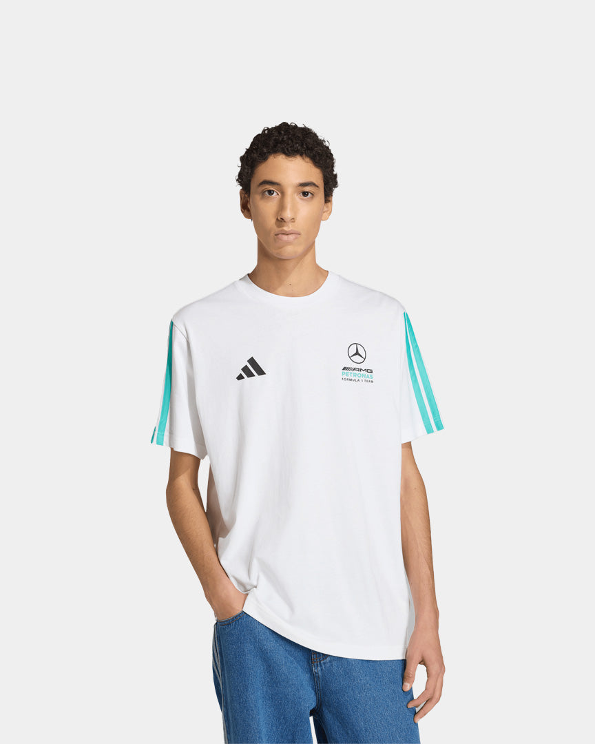 T-shirt Adidas Homem DNA Mercedes Petrona Branco