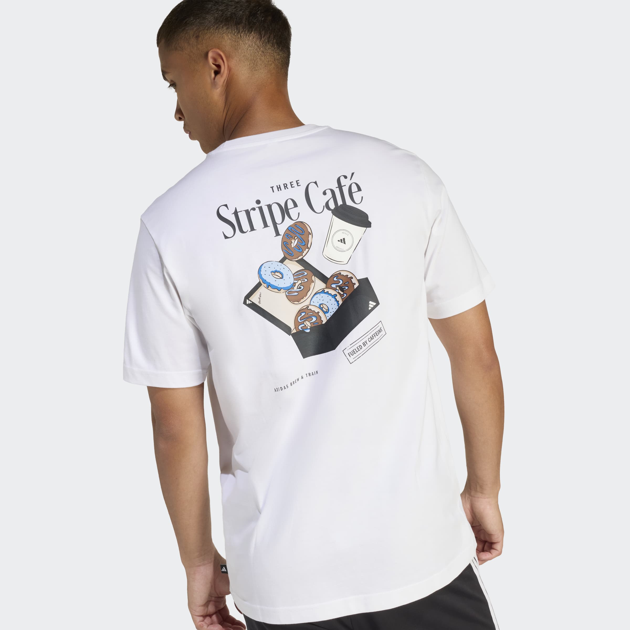 T-shirt Adidas Homem Donut Box Branca