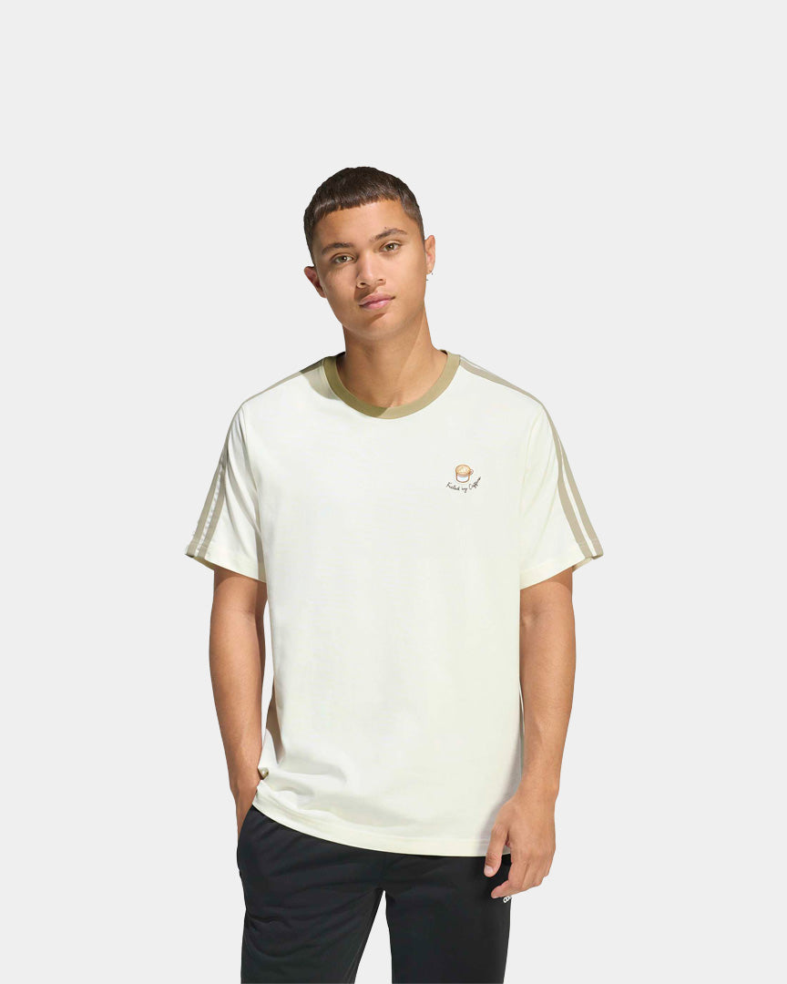 T-shirt Adidas Homem Lux Coffee Cup Bege