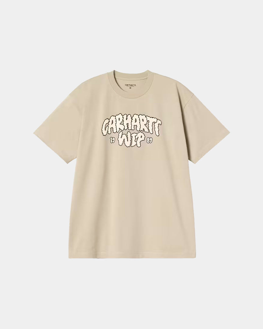 T-shirt Carhartt Homem WIP Cloud Script Bege