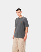 T-shirt Carhartt Homem WIP Nelson Cinza