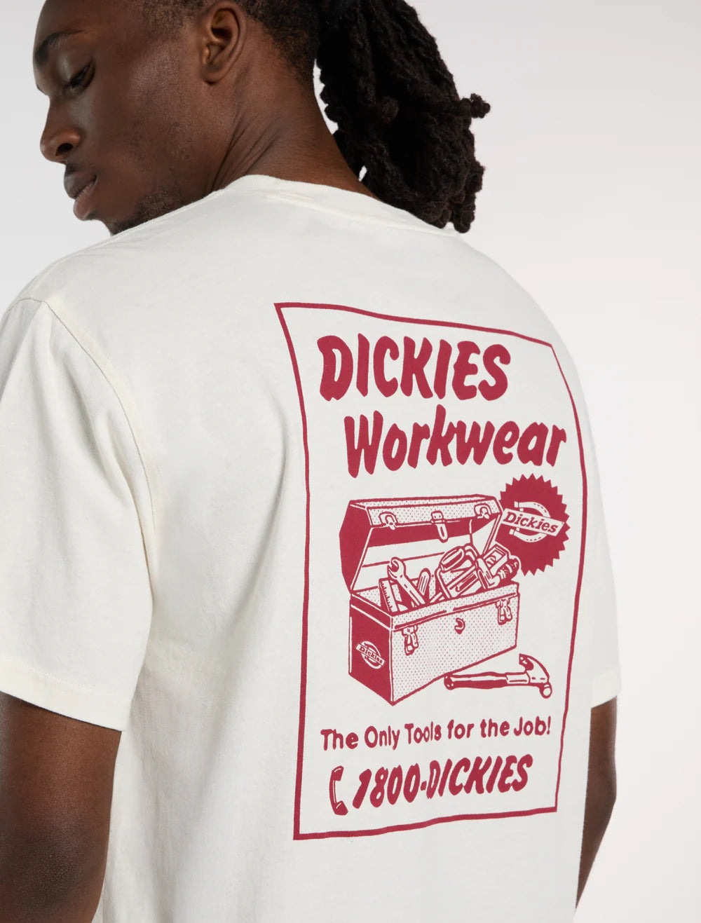 T-shirt Dickies Dry Ridge Branco Dickies 