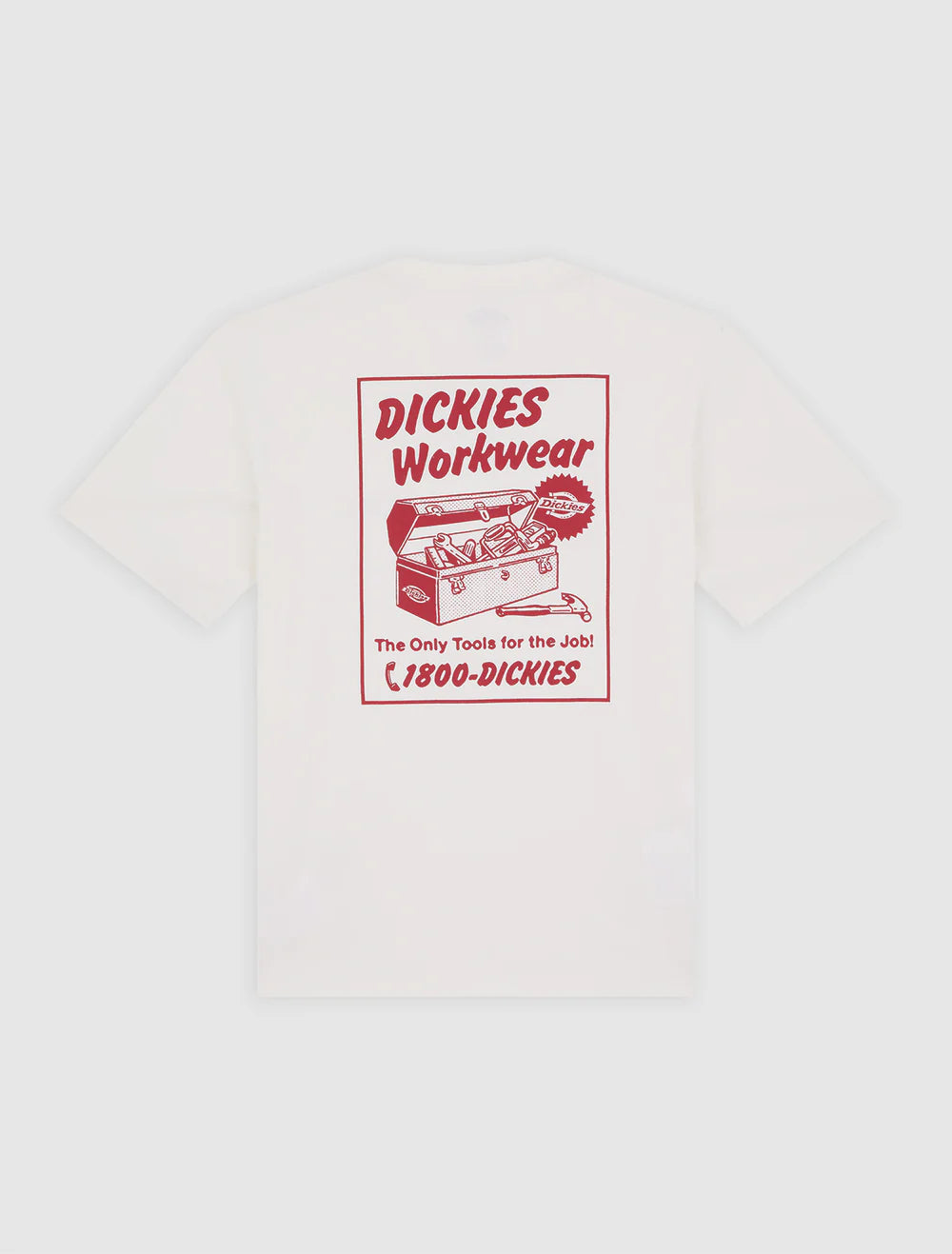 T-shirt Dickies Dry Ridge Branco Dickies 