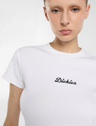 T-shirt Dickies Wellsville Mulher Branco Dickies 