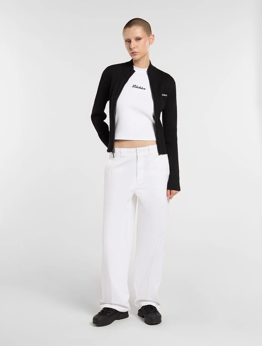 T-shirt Dickies Wellsville Mulher Branco Dickies 