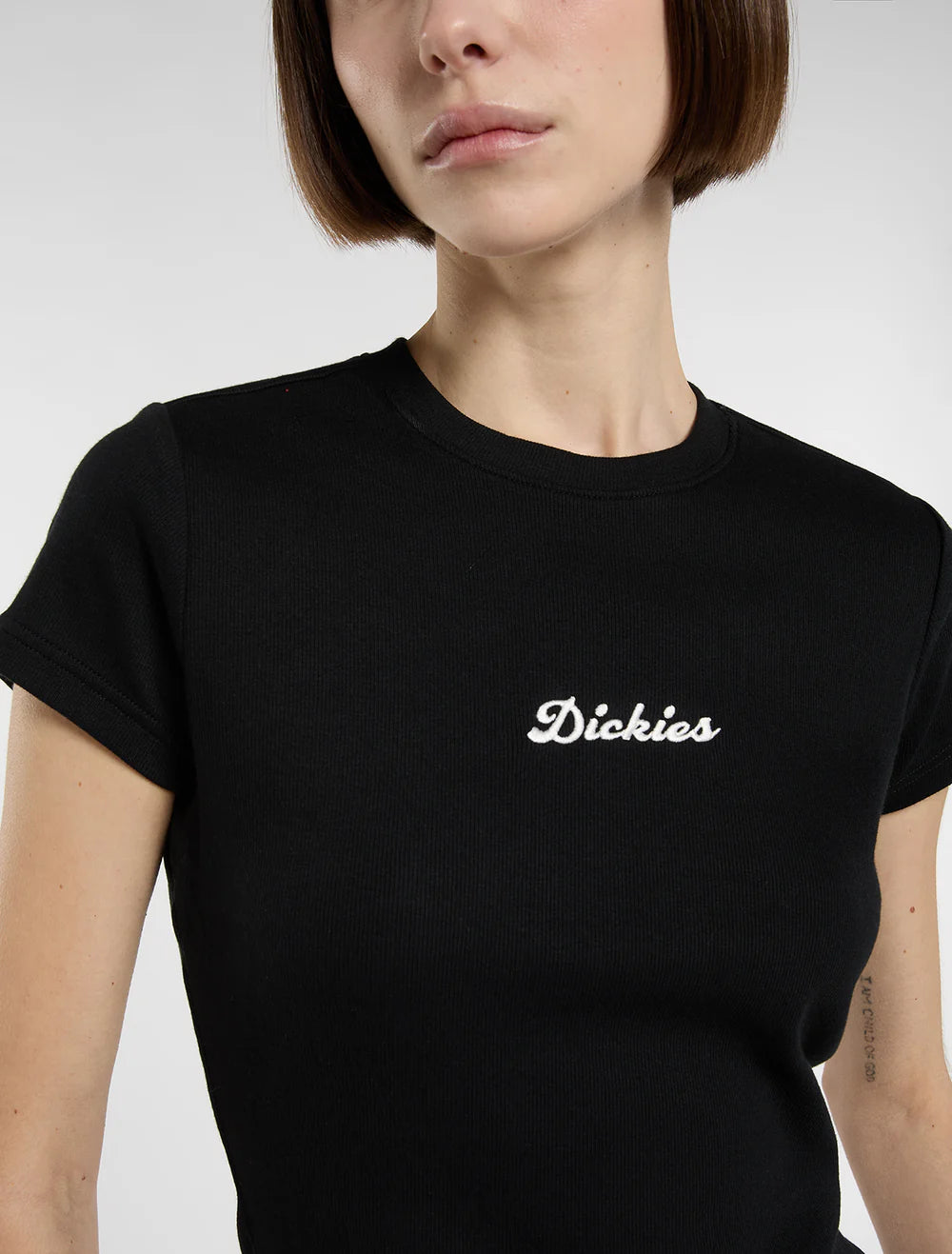 T-shirt Dickies Wellsville Mulher Preto Dickies 