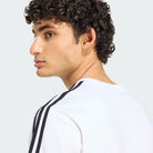 T-shirt Homem Adidas Essentials 3S Branco/Preto Adidas 