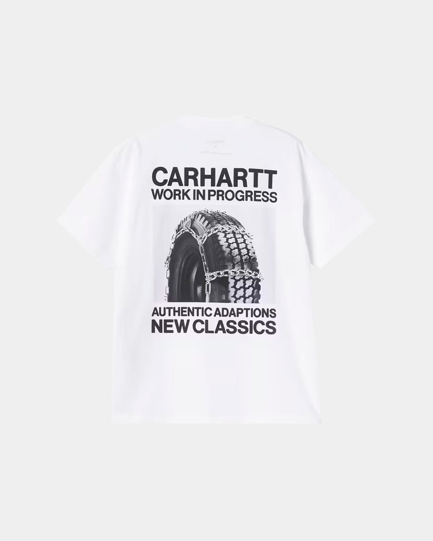 T-shirt Homem Carhartt WIP Sean Hamilton 03 Branca
