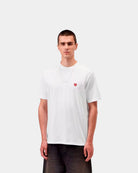 T-shirt Homem Carhartt WIP Small Heart Branca Carhartt 