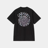 T-shirt Homem Carhartt WIP Spirals Preta