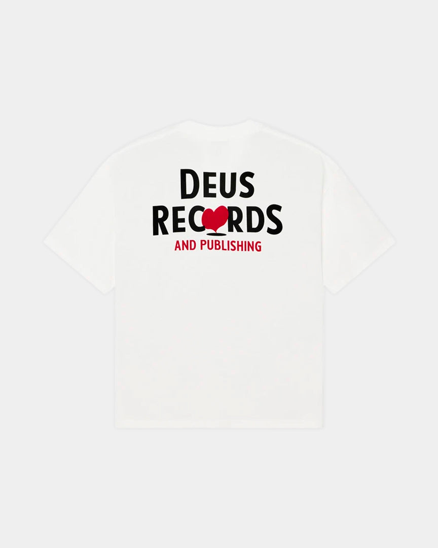 T-shirt Homem Deus Ex Machina Deep Cut Branca Deus Ex Machina 