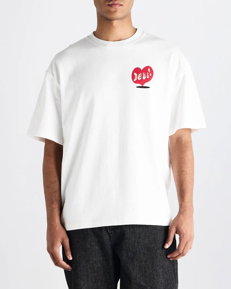 T-shirt Homem Deus Ex Machina Deep Cut Branca Deus Ex Machina 