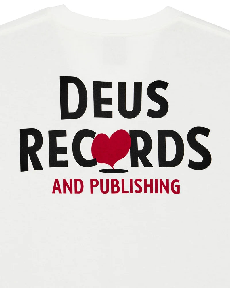 T-shirt Homem Deus Ex Machina Deep Cut Branca Deus Ex Machina 