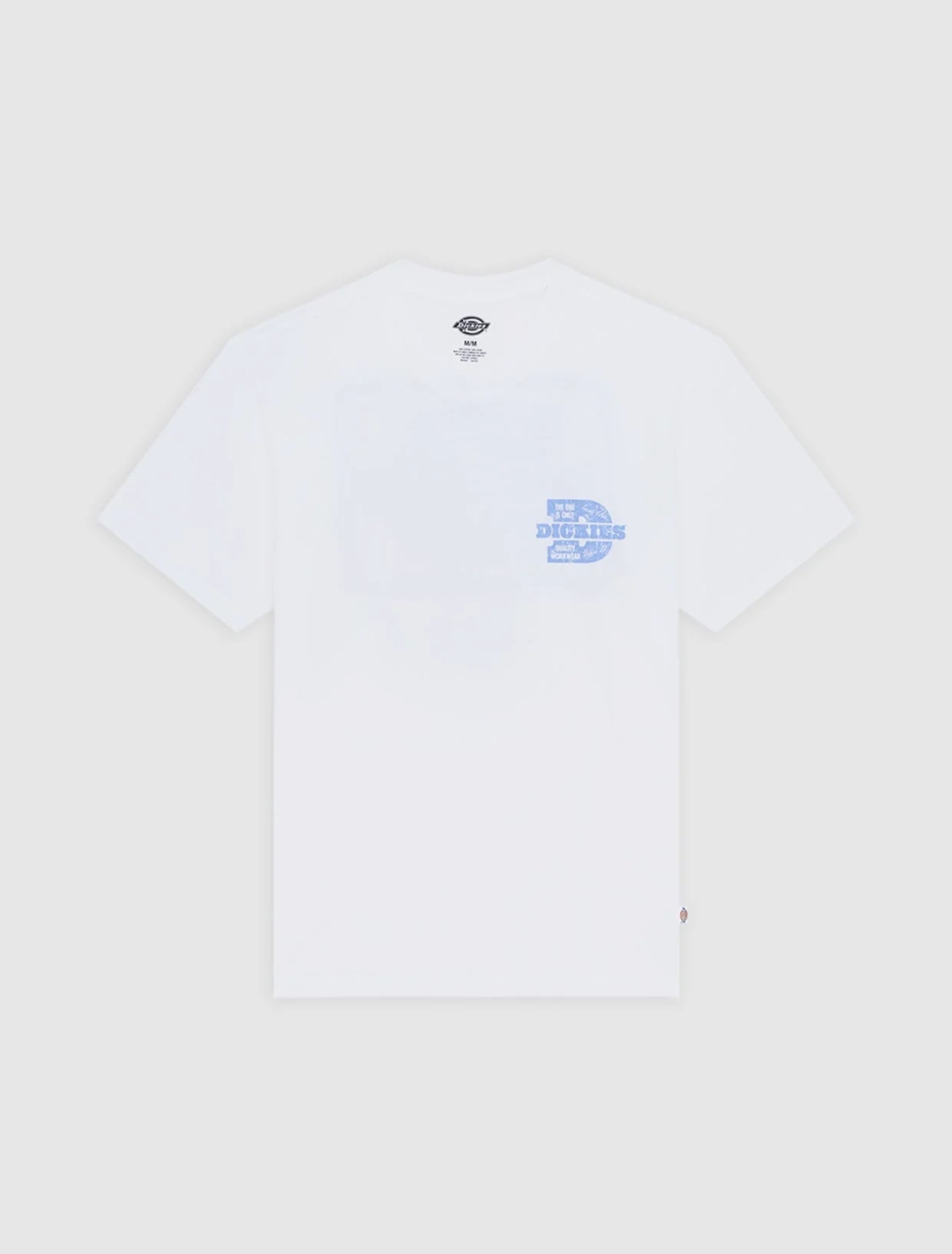 T-shirt Homem Dickies Minden Branca/Azul Dickies 