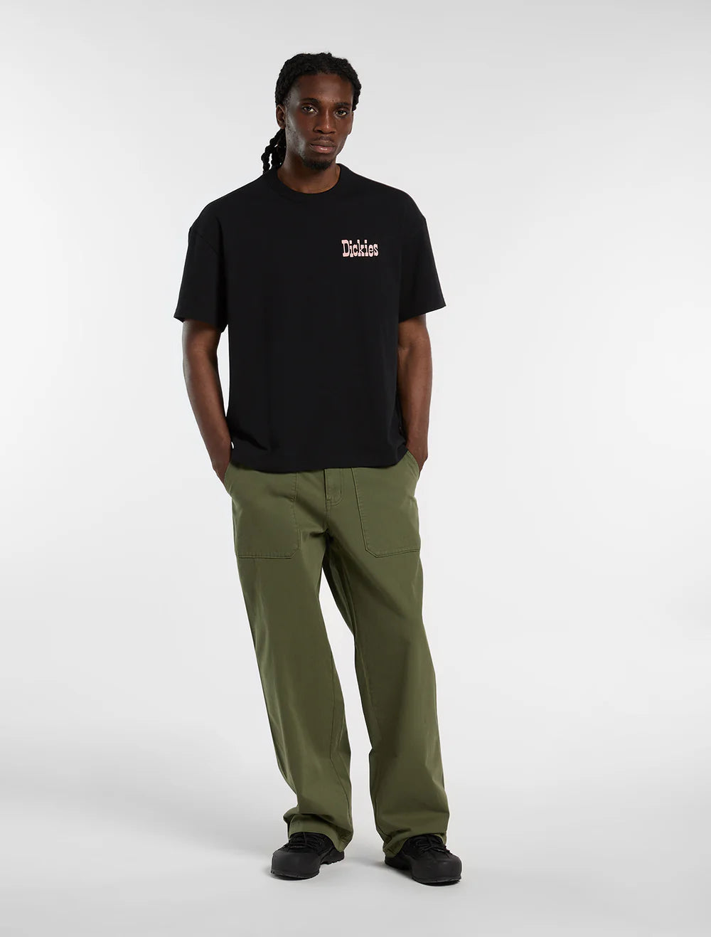 T-shirt Homem Dickies Polk Preta Dickies 