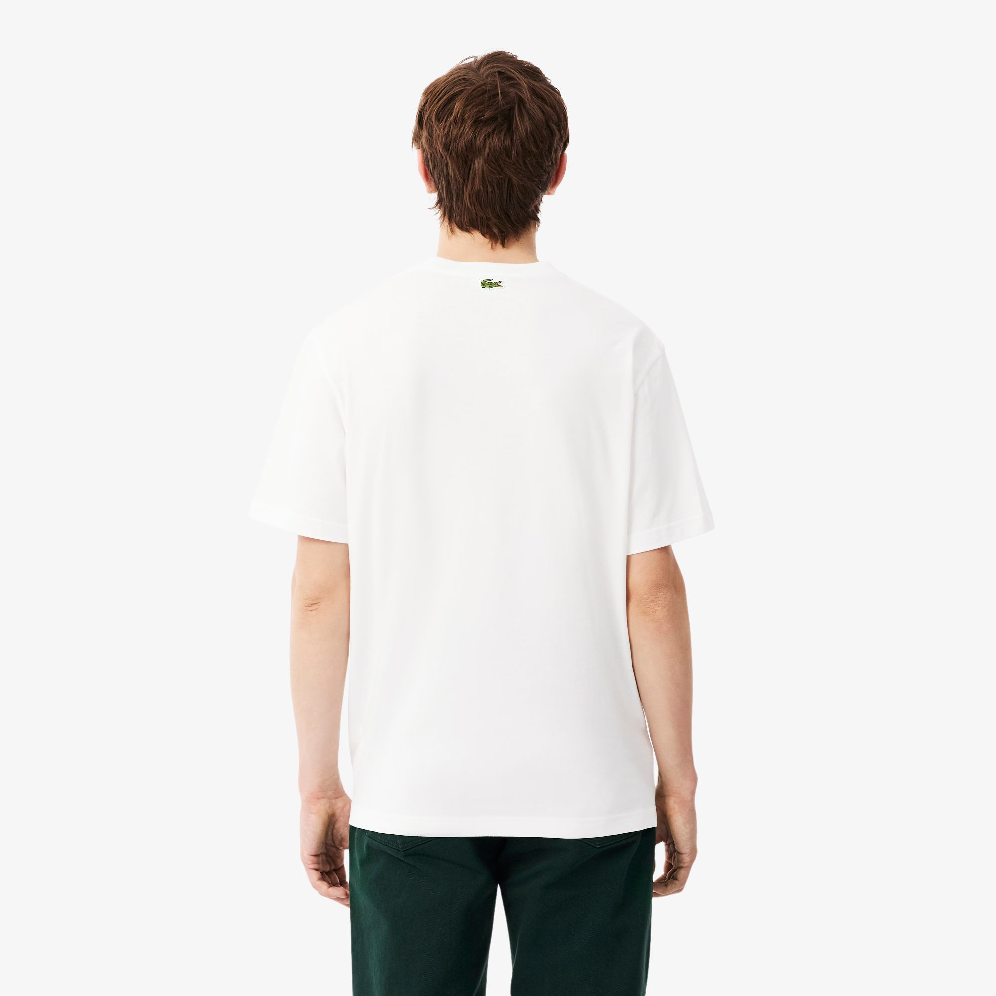T-shirt Homem Lacoste Classic Fit Branca Lacoste 