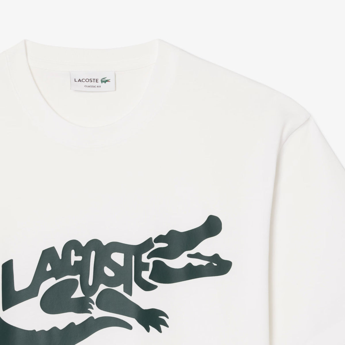 T-shirt Homem Lacoste Classic Fit Branca Lacoste 