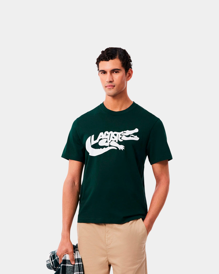 T-shirt Homem Lacoste Classic Fit Verde Lacoste 