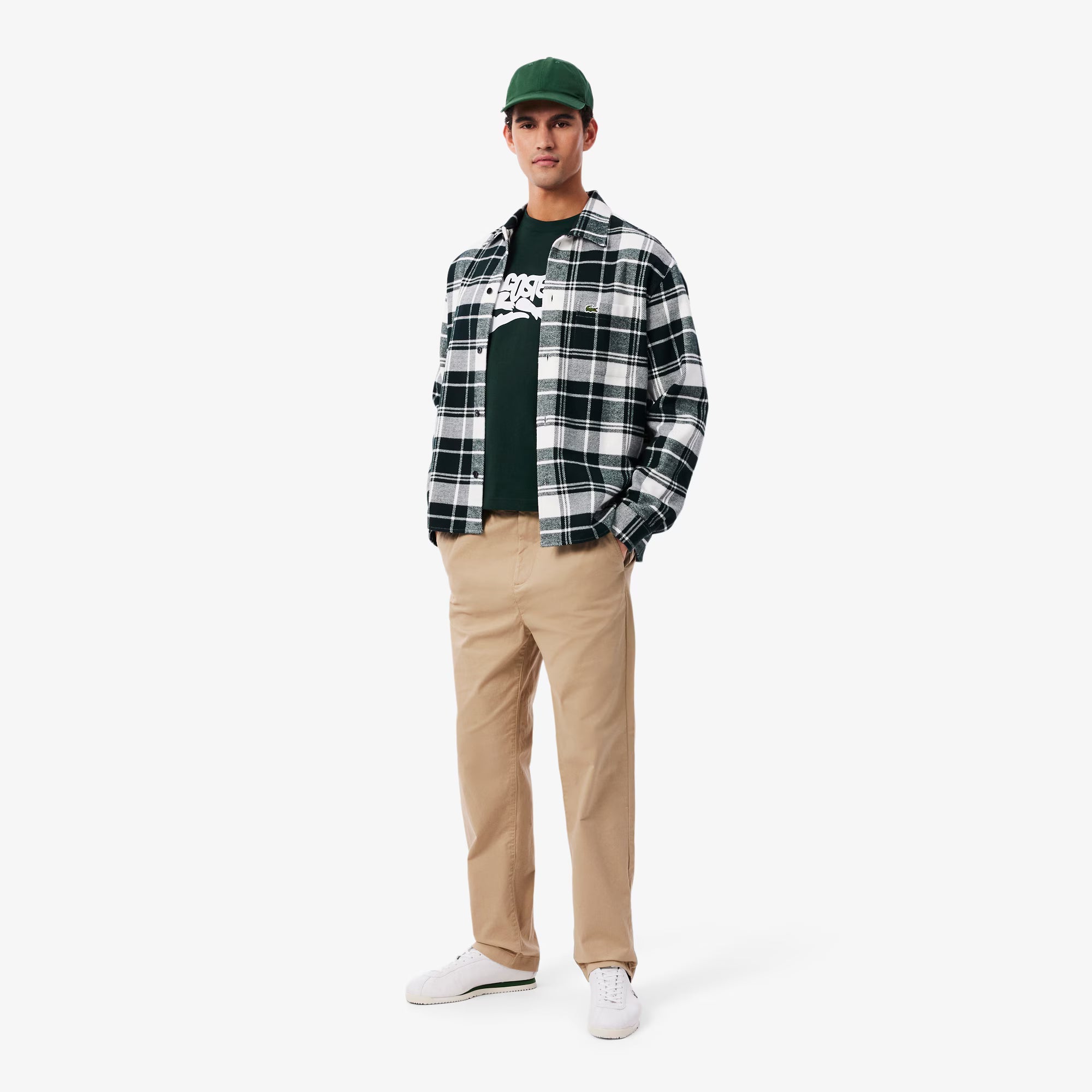 T-shirt Homem Lacoste Classic Fit Verde Lacoste 