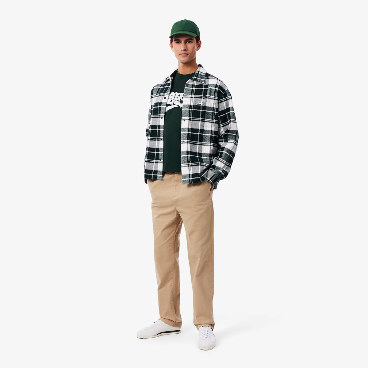 T-shirt Homem Lacoste Classic Fit Verde Lacoste 