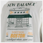 T-shirt Homem New Balance Grab a Bit Boston Branca New Balance 