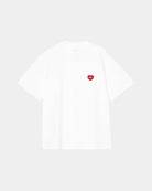 T-shirt Mulher Carhartt WIP Heart Patch Branca Carhartt 