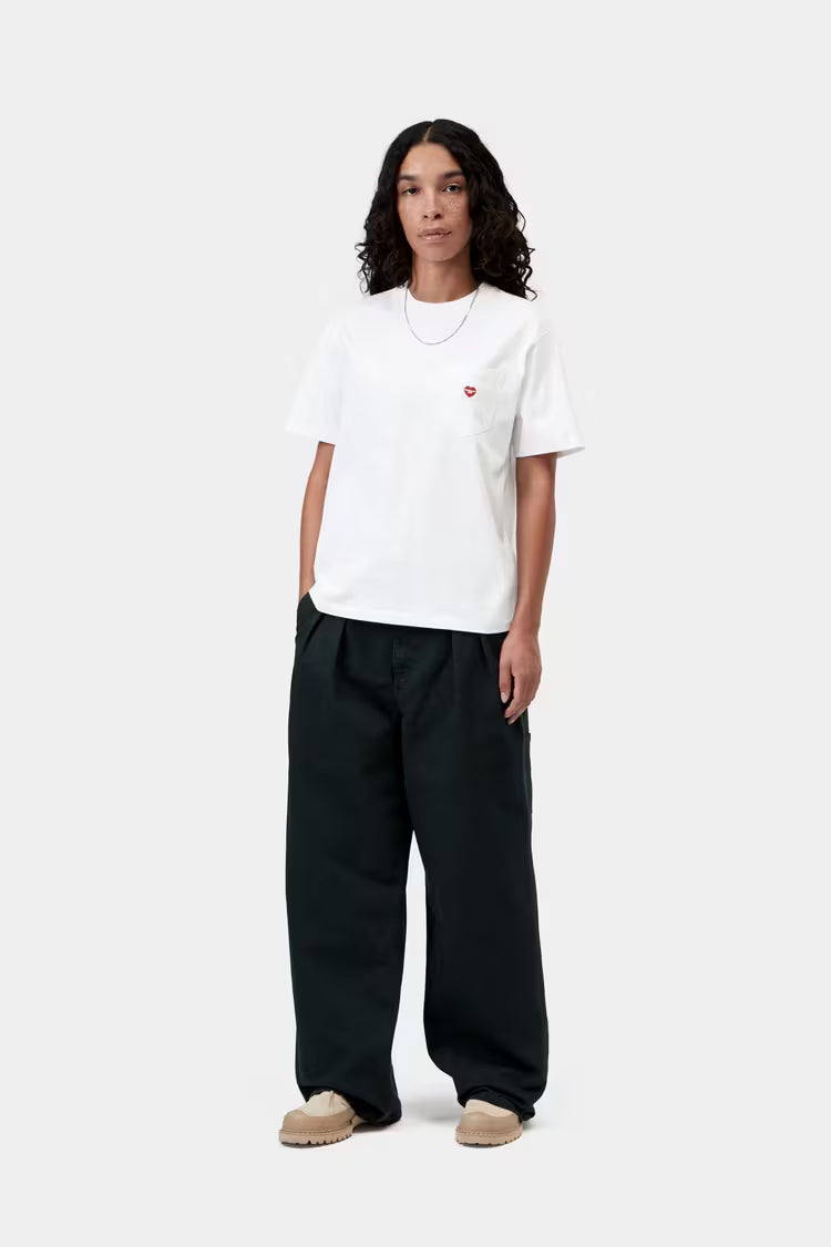 T-shirt Mulher Carhartt WIP Pocket Small Branca Carhartt 