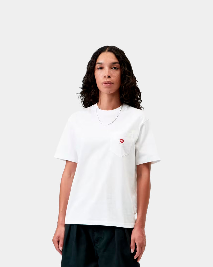 T-shirt Mulher Carhartt WIP Pocket Small Branca Carhartt 