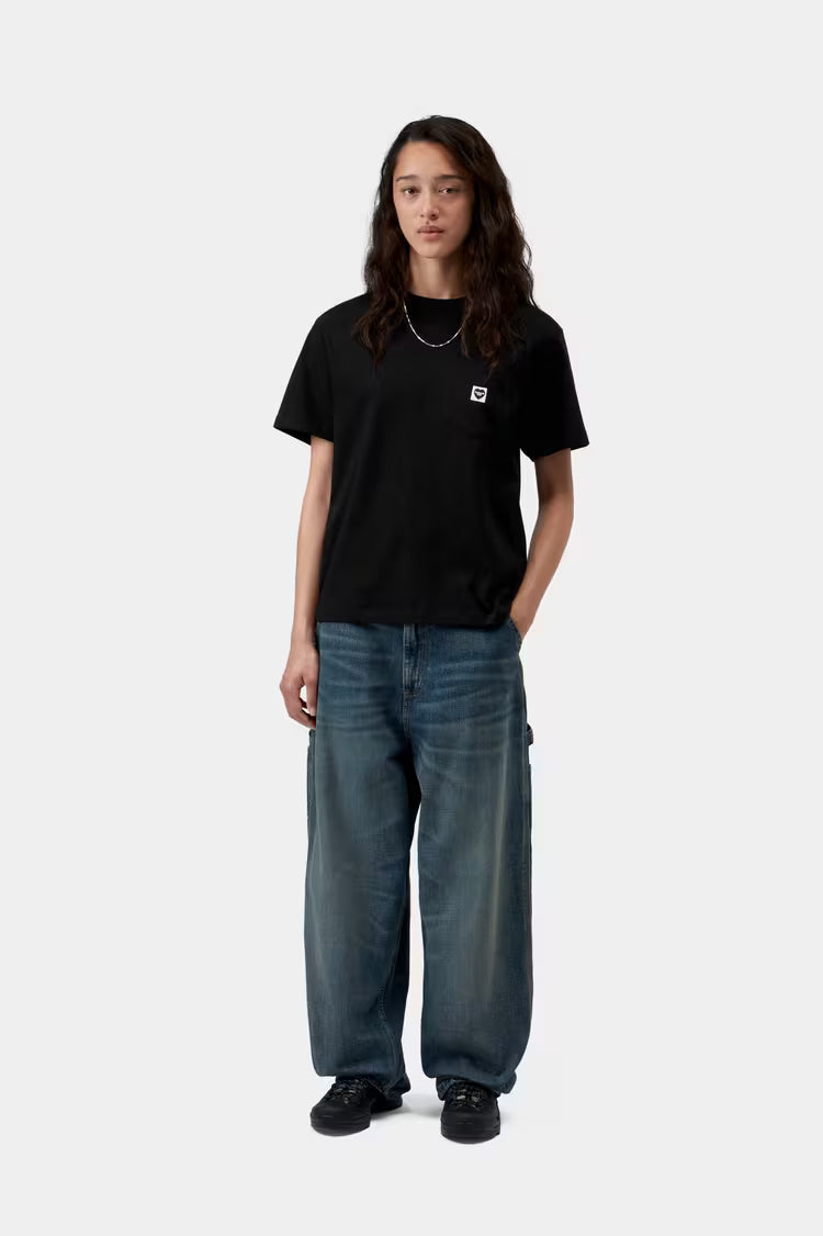 T-shirt Mulher Carhartt WIP Pocket Small Preta Carhartt 