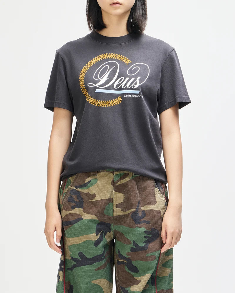 T-shirt Mulher Deus Ex Machina Special Tasks Cinza Deus Ex Machina 