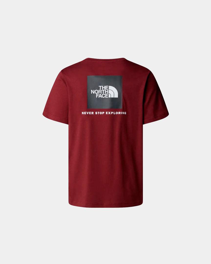 T-shirt The North Face Box Homem Bordô