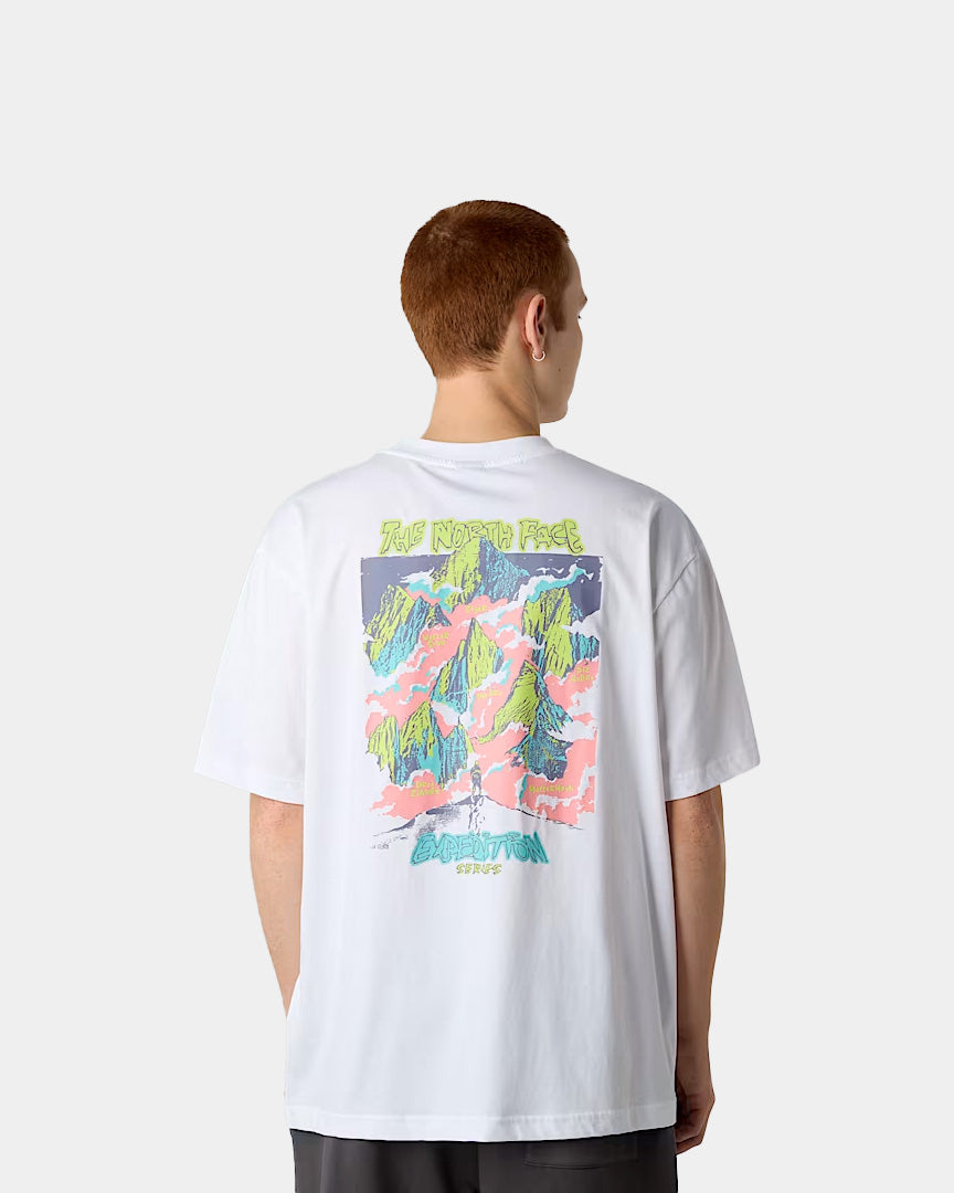 T-shirt The North Face Expedition Celebration Branca