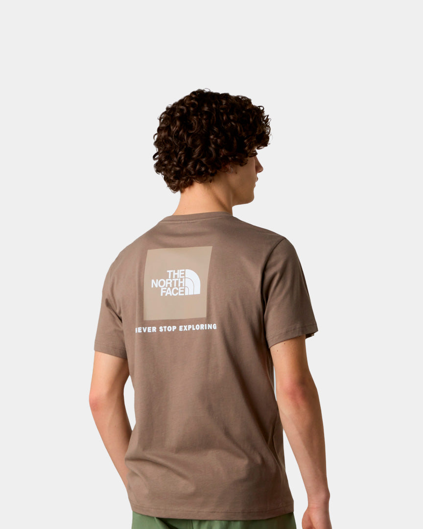 T-shirt The North Face Red Box Homem Castanha