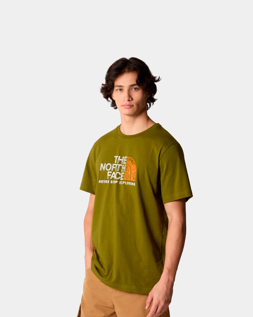 T-shirt The North Face Rust 2 Homem Verde