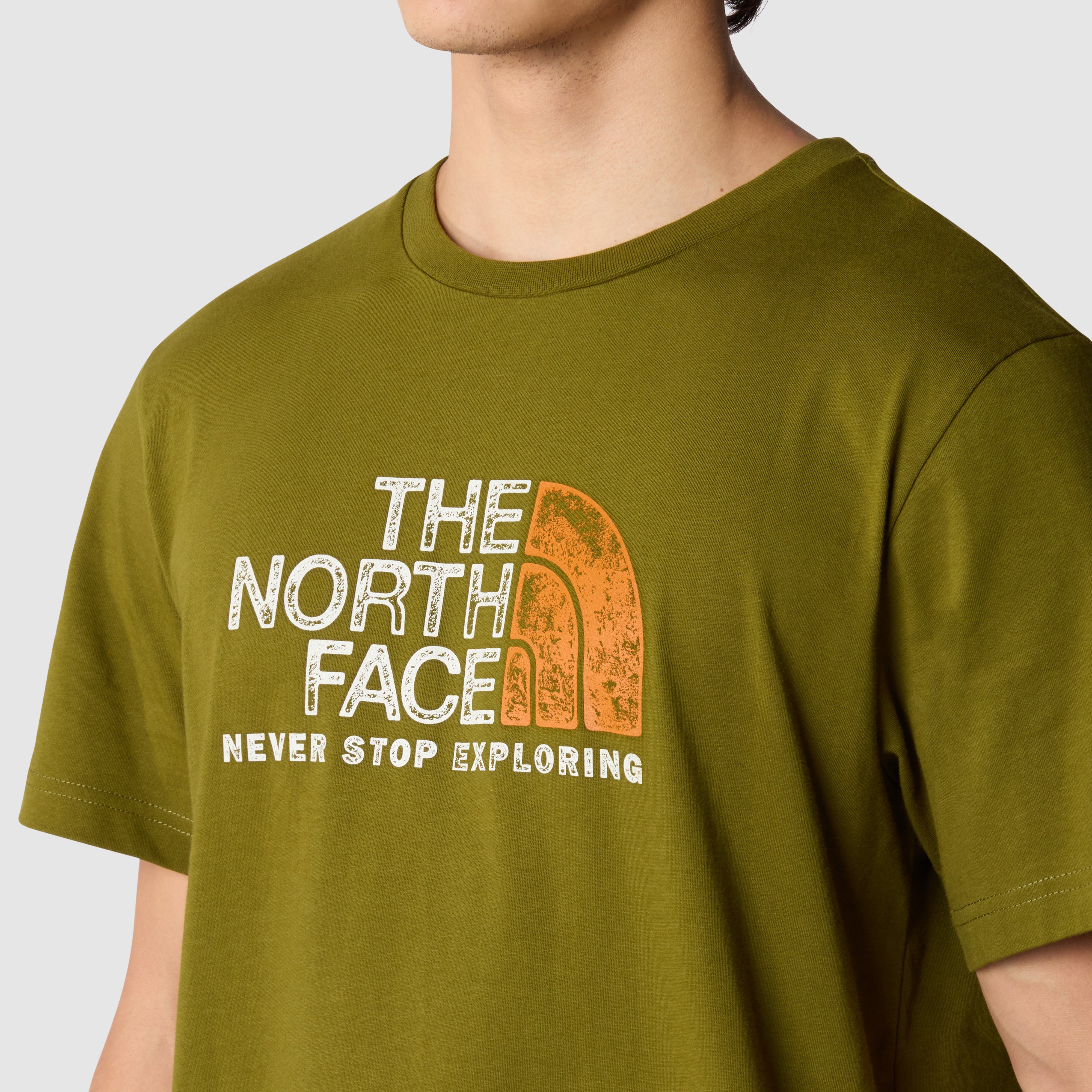 T-shirt The North Face Rust 2 Homem Verde