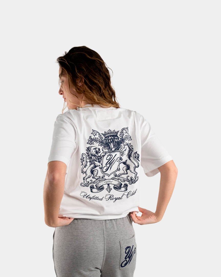 T-shirt Unfitted Unbroken Flowers Branca Unfitted 