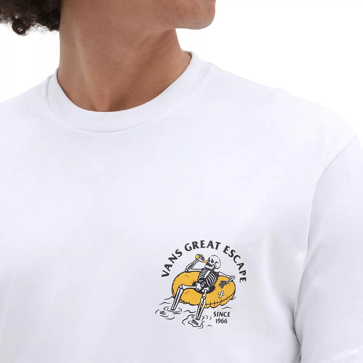 T-shirt Vans Homem Permanent Vacation Ss Tee Branca