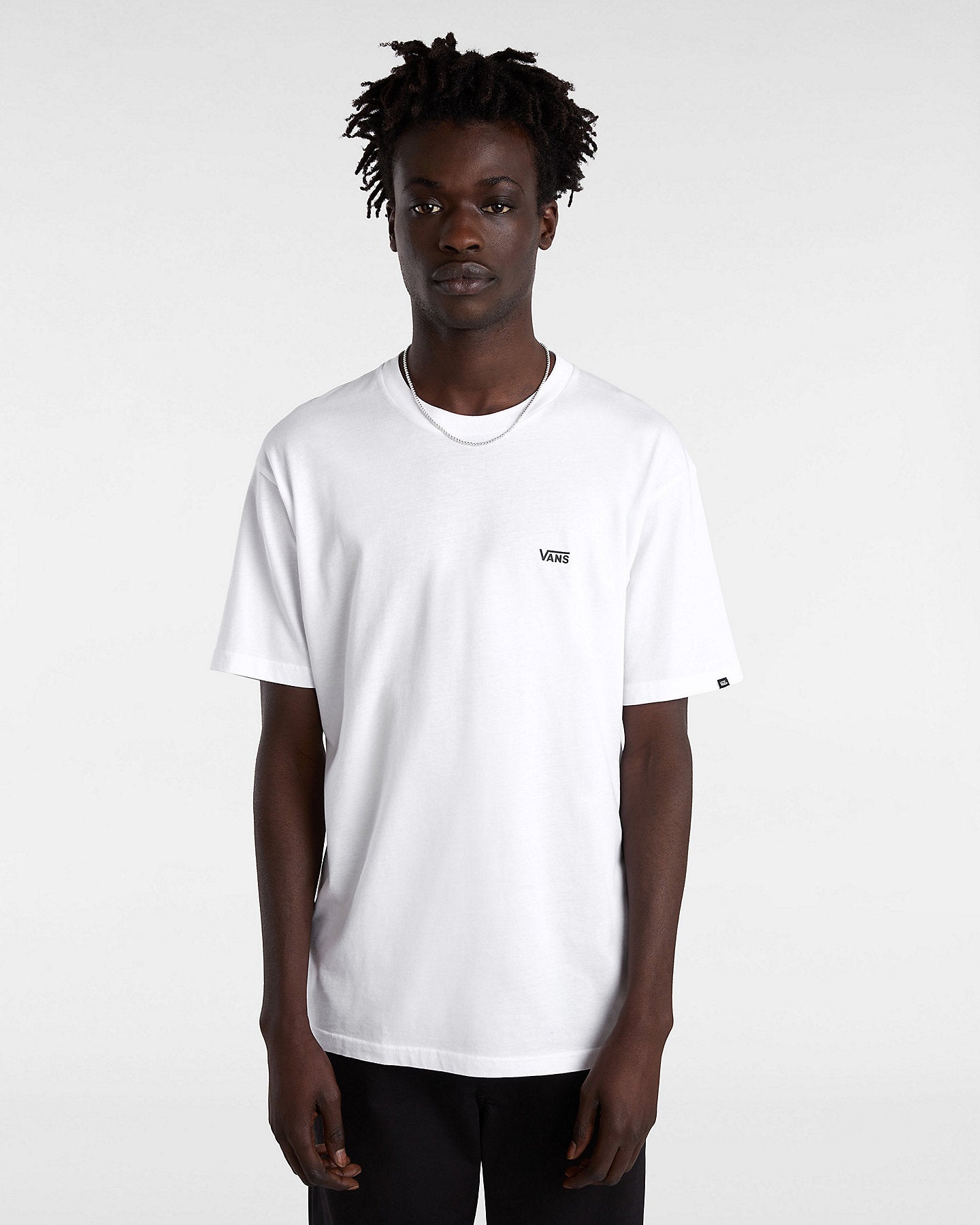 T-shirt Vans Left Chest Logo Homem Branco