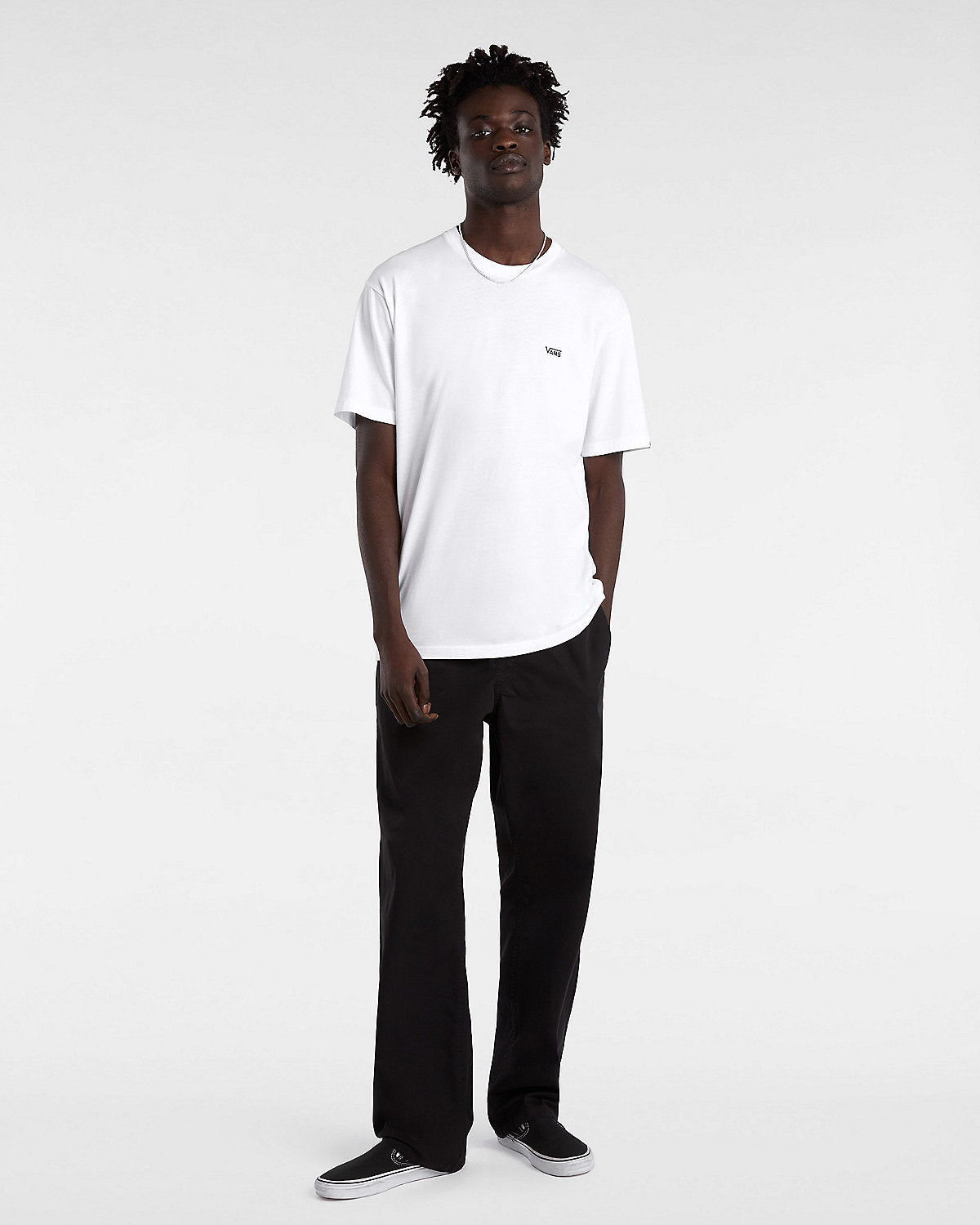 T-shirt Vans Left Chest Logo Homem Branco