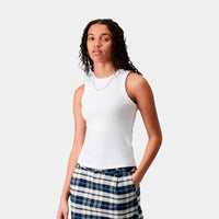 Camiseta de Tirantes Mujer Carhartt WIP Philips Blanca