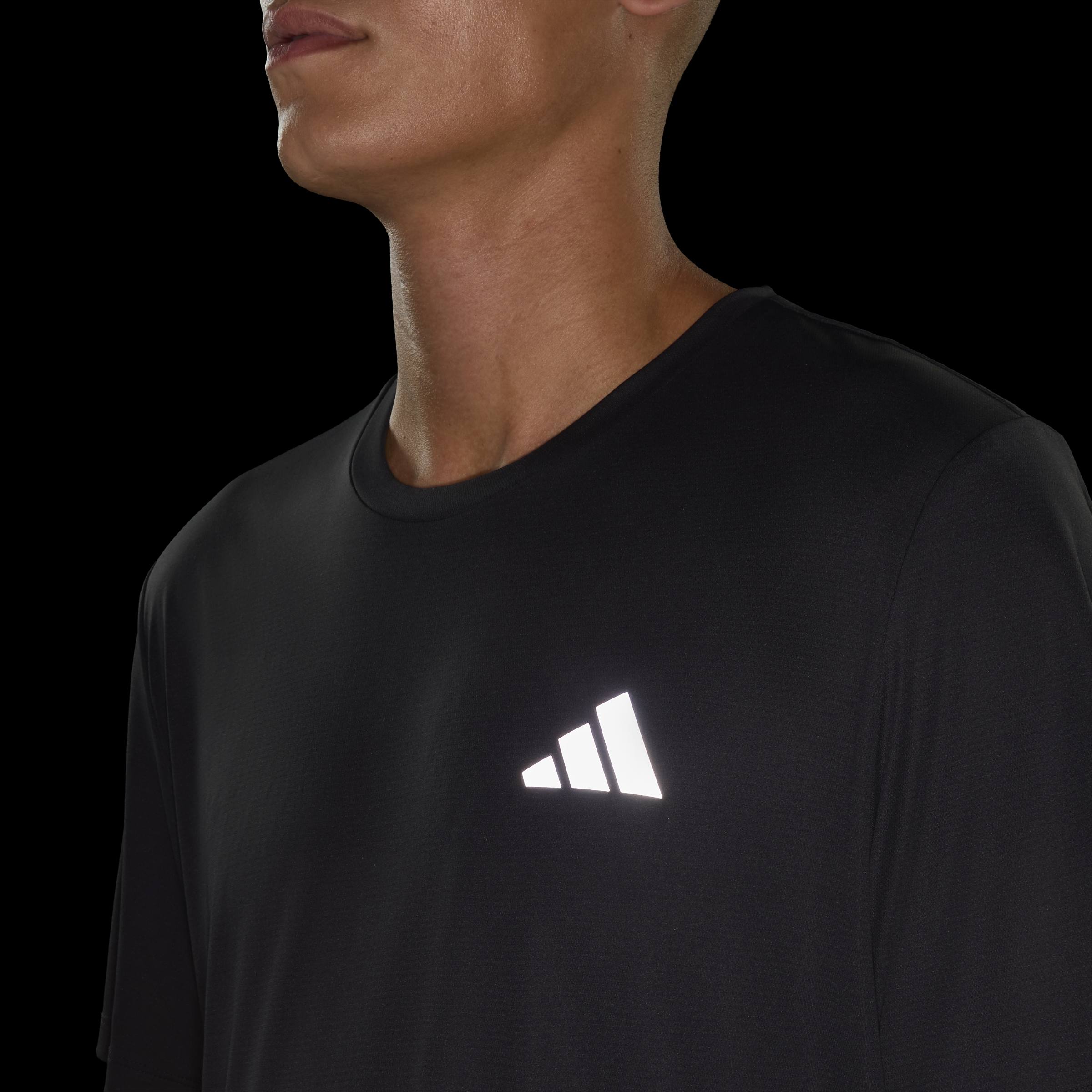 T-shirt de Treino Adidas Adi365 Run Homem Preta Adidas 