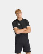 T-shirt de Treino Homem Adidas Ent26 100% Algodão Preta Adidas 