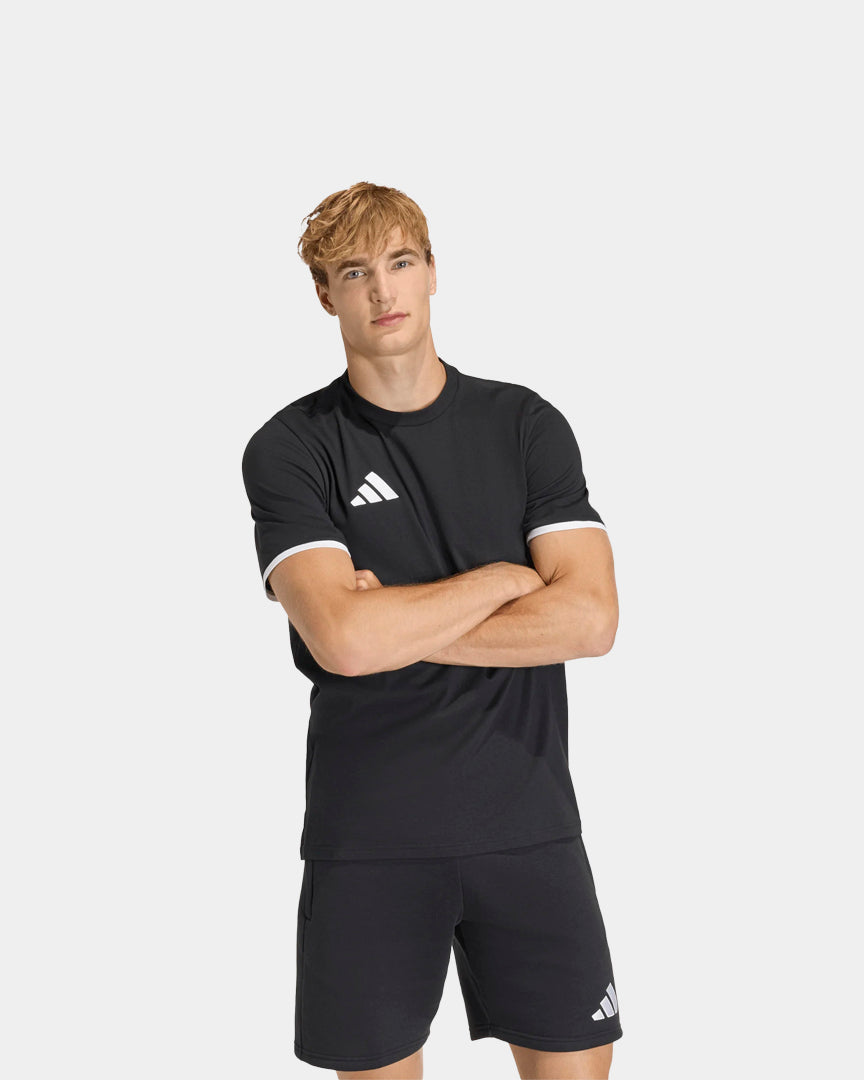 T-shirt de Treino Homem Adidas Ent26 100% Algodão Preta Adidas 
