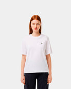 Lacoste T-Shirt Relaxed Fit Branca TF7215001