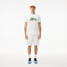 Lacoste T-Shirt Logo Branca/Verde Lacoste 