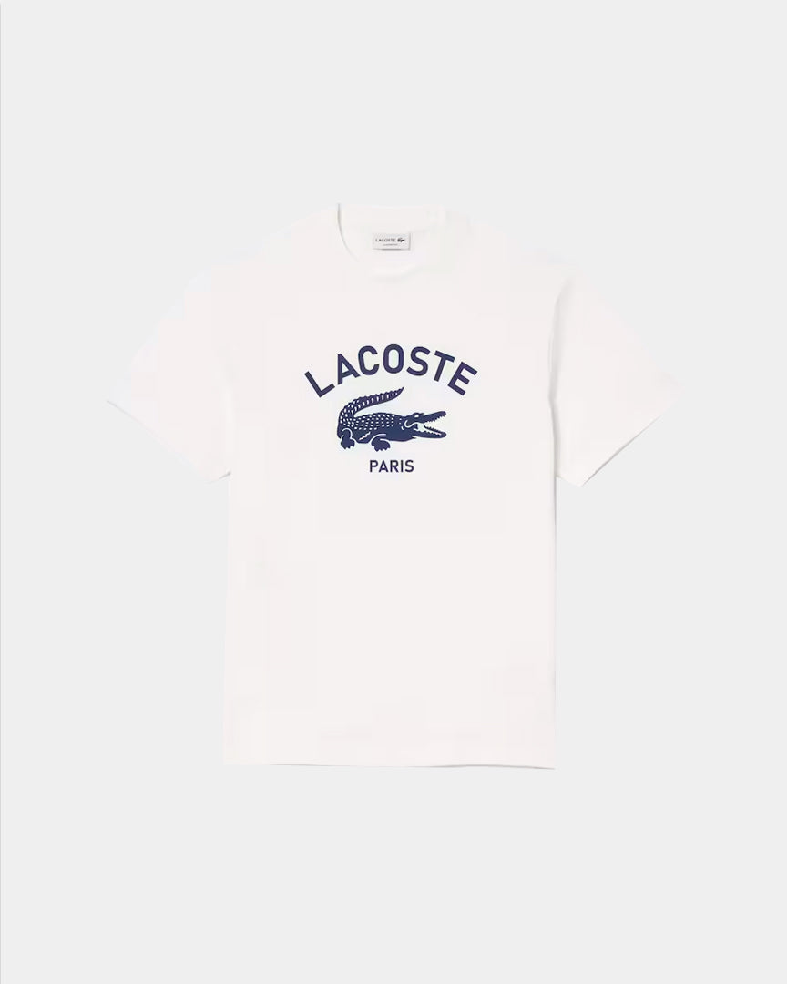 Lacoste T-Shirt Signature Branca TH273970V