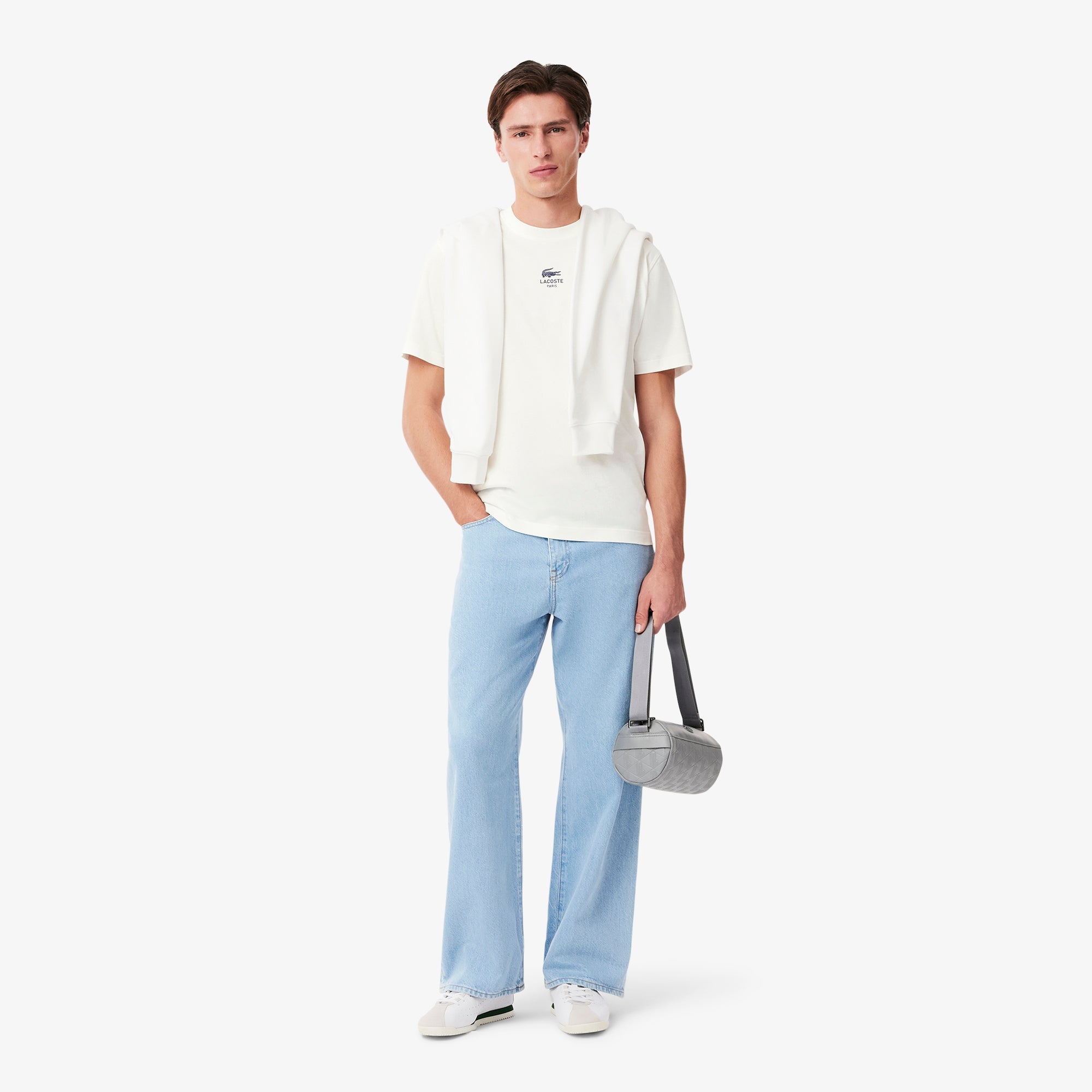 Lacoste T-Shirt Jersey Branca Lacoste 