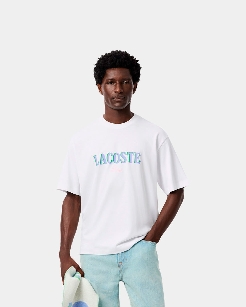 Lacoste T-shirt Folgada Branca TH591200001
