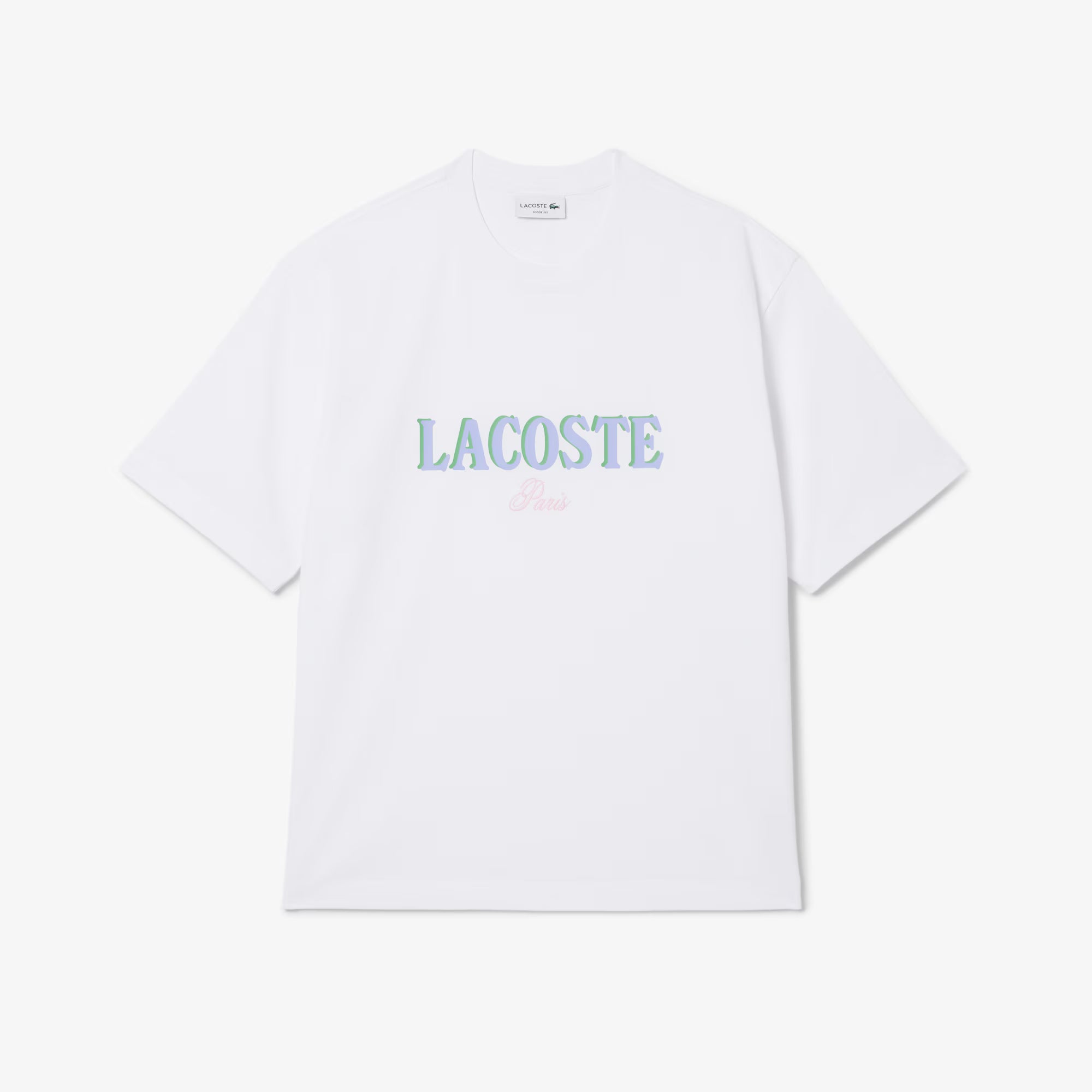 Lacoste T-shirt Folgada Branca Lacoste 
